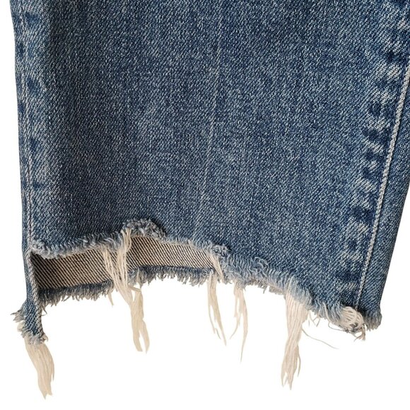 Mother The Insider Crop Step Chew Better When It's Wrong Distressed Jeans 25 - Picture 13 of 16